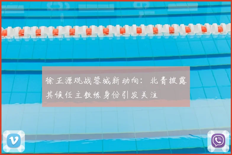 徐正源观战蓉城新动向:北青披露其候任主教练身份引发关注